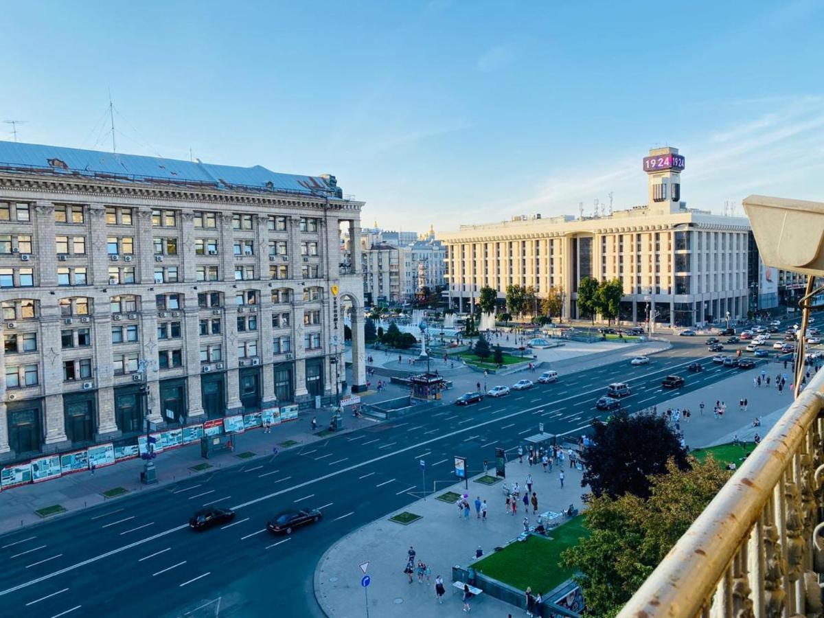 Amazing View Of Independence Square Apartamento Kiev Exterior foto