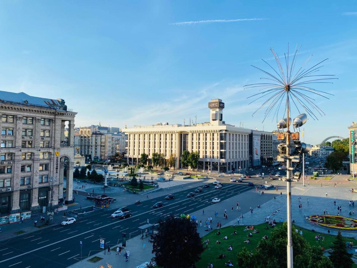 Amazing View Of Independence Square Apartamento Kiev Exterior foto
